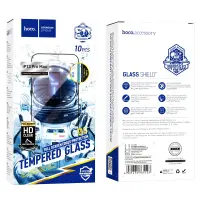 Tempered Glass Hoco G8 3D Full Screen Fine Edge Anti-Fall for Apple iPhone 13 Pro Max  iPhone 14 Plus Black Set 10 pcs.