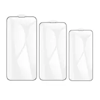 Tempered Glass Hoco G8 3D Full Screen Fine Edge Anti-Fall for Apple iPhone 13 Pro Max  iPhone 14 Plus Black Set 10 pcs.