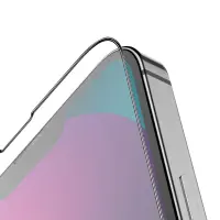 Tempered Glass Hoco G8 3D Full Screen Fine Edge Anti-Fall for Apple iPhone 13 Pro Max  iPhone 14 Plus Black Set 10 pcs.