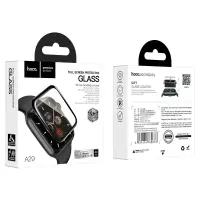 Tempered Glass Hoco A29 0.33mm 9H 3D Hot bending 40mm for iWatch Series4 5 6 SE Black