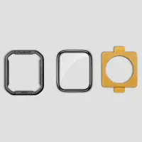 Tempered Glass Hoco A29 0.33mm 9H 3D Hot bending 40mm for iWatch Series4 5 6 SE Black