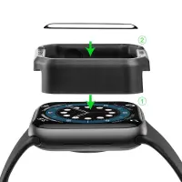 Tempered Glass Hoco A29 0.33mm 9H 3D Hot bending 40mm for iWatch Series4 5 6 SE Black