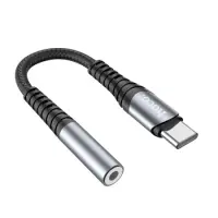 Adapter Hoco LS33 USB-C Adapter in 3.5mm Female Metallic Gray