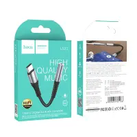 Adapter Hoco LS33 USB-C Adapter in 3.5mm Female Metallic Gray