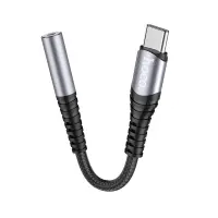 Adapter Hoco LS33 USB-C Adapter in 3.5mm Female Metallic Gray