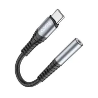 Adapter Hoco LS33 USB-C Adapter in 3.5mm Female Metallic Gray