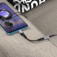 Adapter Hoco LS33 USB-C Adapter in 3.5mm Female Metallic Gray