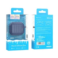 Hoco WB22 Glory Series Silicone Protective Case Dark Blue for AirPods 2021 (3rd generation) with Hook