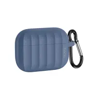 Hoco WB22 Glory Series Silicone Protective Case Dark Blue for AirPods 2021 (3rd generation) with Hook
