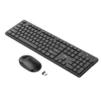 Hoco GM17 Business Set Full Size Wired Keyboard and Mouse Full Size 104 Keys Black