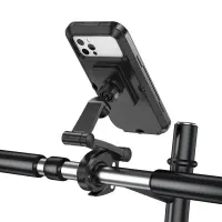 Hoco CA101 Rider Bike and Motorcycle Mount with IPX4 Waterproof Case for 4.5"-7"