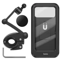 Hoco CA101 Rider Bike and Motorcycle Mount with IPX4 Waterproof Case for 4.5"-7"