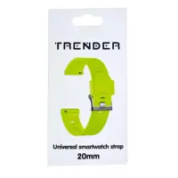 Spare Silicone Trender TR-SL20GR Strap 20mm Universal Green