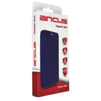 Book Case Ancus Magnetic Curve  for Xiaomi Poco M4 5G TPU Blue
