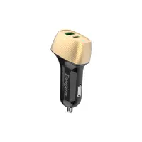 Car Charger Energizer D38BG PD, QC, USB-C/USB-A 38W/3A Black - Gold
