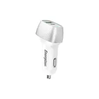 Car Charger Energizer D38WS PD, QC, USB-C/USB-A 38W/3A Silver