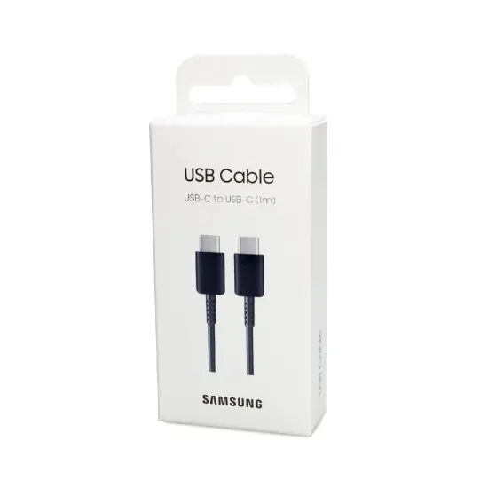 Data Cable Samsung EP-DA705BBEGWW USB-C toUSB-C Black Original 1m