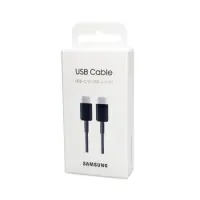 Data Cable Samsung EP-DA705BBEGWW USB-C toUSB-C Black Original 1m