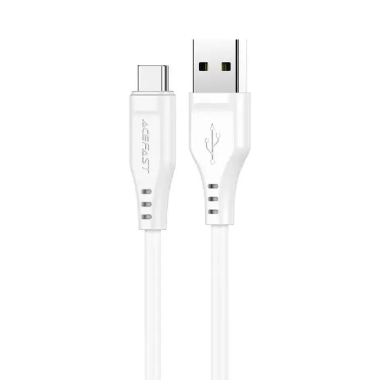 Cable Acefast C3-04 USB-A to USB-C 3A White 1.2m