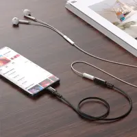 Data Cable Acefast C1-07 USB-C to 3.5mm Female Braided Black 18cm