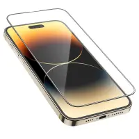 Tempered Glass Hoco G12 5D Full Screen Edges Protection 9H for Apple iPhone 14 Pro Max Set 25Pcs