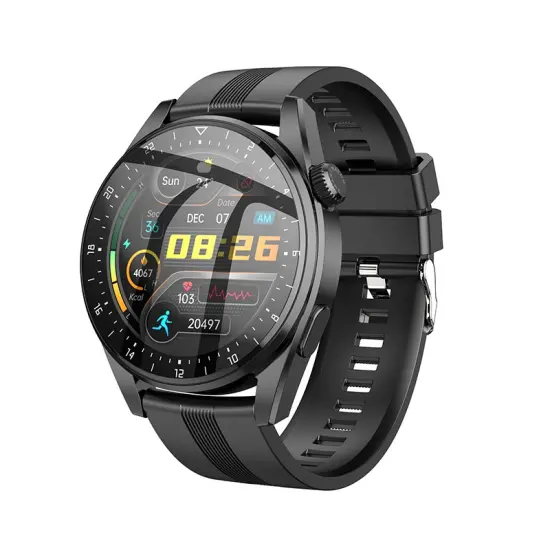 Smartwatch Hoco Y9 IP68 TFT HD IPS 3.5D Touch Screen 1.36" 300mAh Call Support Black