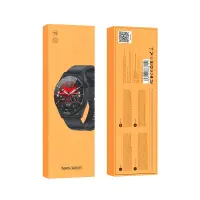 Smartwatch Hoco Y9 IP68 TFT HD IPS 3.5D Touch Screen 1.36" 300mAh Call Support Black