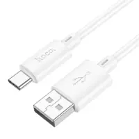 Cable Hoco X88 USB to USB-C 3.0A Fast Charging White 1m