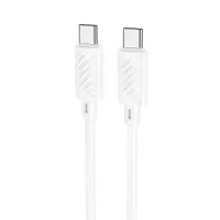 Cable Hoco X88 USB-C to USB-C 60W Fast Charging White 1m