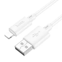 Cable Hoco X88 USB to Lightning  2.4A  Fast Charging White 1m
