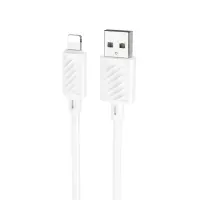 Cable Hoco X88 USB to Lightning  2.4A  Fast Charging White 1m