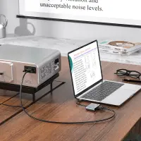 Hub USB-C Hoco HB29 Easy-Lead with HDMI 4K 30Hz and VGA 1080P Grey 15cm