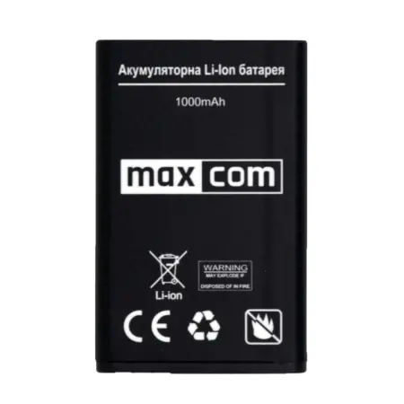 Battery Maxcom Type BL-5C Li-ion, 1000mAh, 3.7V Bulk for MM135, MM135 Light, MM142, MM142 L, MM428BB etc