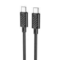 Cable Hoco X88 USB-C to USB-C 60W Fast Charging Black 1m