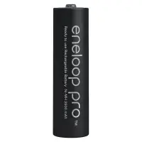 Rechargeable Battery Panasonic Eneloop Pro BK-3HCDE/2BE 2500mAh size AA Ni-MH 1.2V Τεμ. 2 New Package