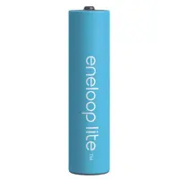 Rechargeable Battery Panasonic Eneloop Lite BK-4LCCE/4BE 550 mAh size AAA Ni-MH 1.2V Τεμ. 4 New Package