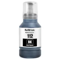 Ink EPSON Compatible E112 C13T06C14A 127ml Pages:7500 Black for L11160, L15150, L15160, L15180, L6460, L6490, L6550, L6570