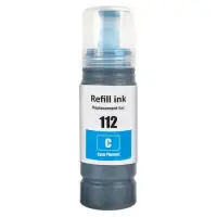 Ink EPSON Compatible E112 C C13T06C24A 70ml Pages: 6000 Cyan for L11160, L15150, L15160, L15180, L6460, L6490, L6550, L6570, L6580, M15140