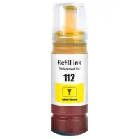 Ink EPSON Compatible E112 C13T06C44A 70ml Pages: 6000 Yellow for L11160, L15150, L15160, L15180, L6460, L6490, L6550, L6570