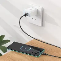 Cable Hoco X89 Wind USB to USB-C 3A Braided Black 1m