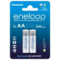 Rechargeable Battery Panasonic Eneloop BK-3MCDE/2BE 2000 mAh size AA Ni-MH 1.2V Τεμ. 2