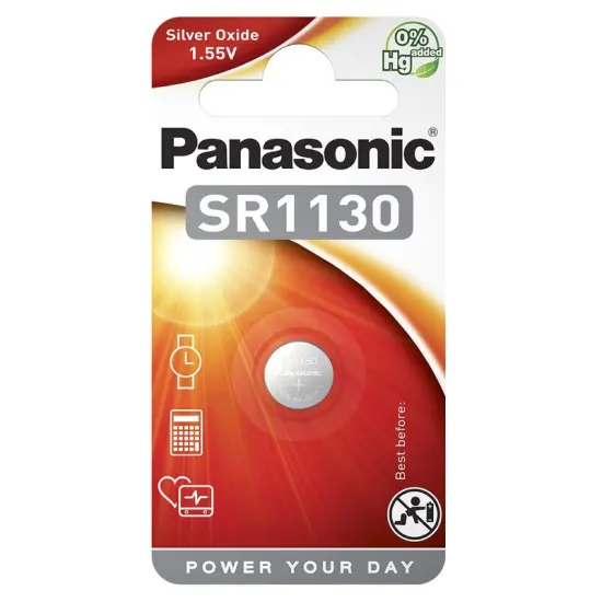 Buttoncell Panasonic 390-389 SR1130 Pcs. 1