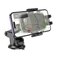 Car Mount Hoco H15 Fair Console for Devices 4.5"-7" and Extension Arm Black