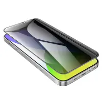 Tempered Glass Hoco A34 Plus 9D Large Arc Dustproof Anti-spy 0.4mm για Apple iPhone 12 Pro Max