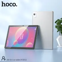 Tablet Hoco. A8 10,1" 6GB/128GB ΒΤ5.0 5000mAh  4G Silver with Book Case