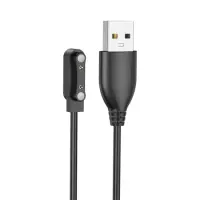 Charger Compatible with Hoco Y18 and Maxcom FW59 Smartwatch Black Magnet Distance: 18mm Contact Distance: 0.8mm