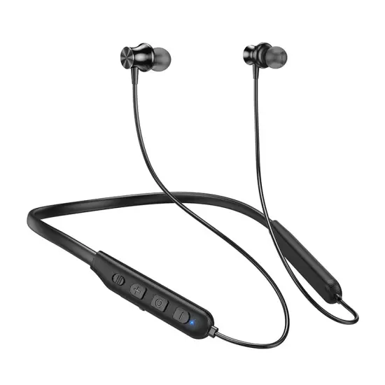 Bluetooth Hands Free Hoco ES64 Easy Sound Magnetic Neckband Hi-Fi v5.3 200mAh Black