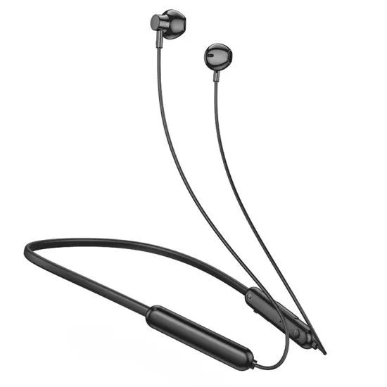Bluetooth Hands Free Hoco ES67 Perception Magnetic Neckband v5.3 130mAh Black