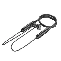 Bluetooth Hands Free Hoco ES67 Perception Magnetic Neckband v5.3 130mAh Black