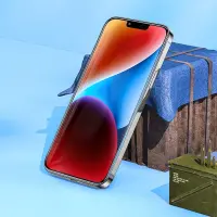 Tempered Glass Hoco Premium Series A34 9D Large Arc Dustproof Anti-glare 0.4mm για Apple iPhone 15 iPhone 16